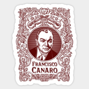 Francisco Canaro (in red) Sticker